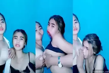 ABG Lesbi Adu Toket Gede Jilatin Memek Squirt